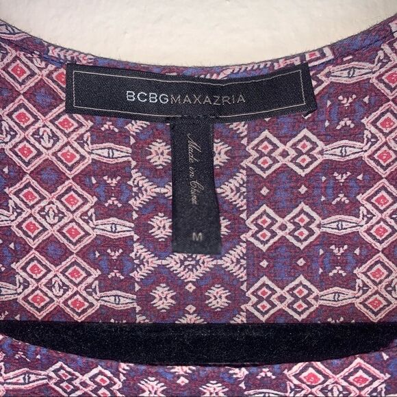 BCBGMax Azria Women's Yulissa Sleeveless Ruffled Button - Picture 8 of 13